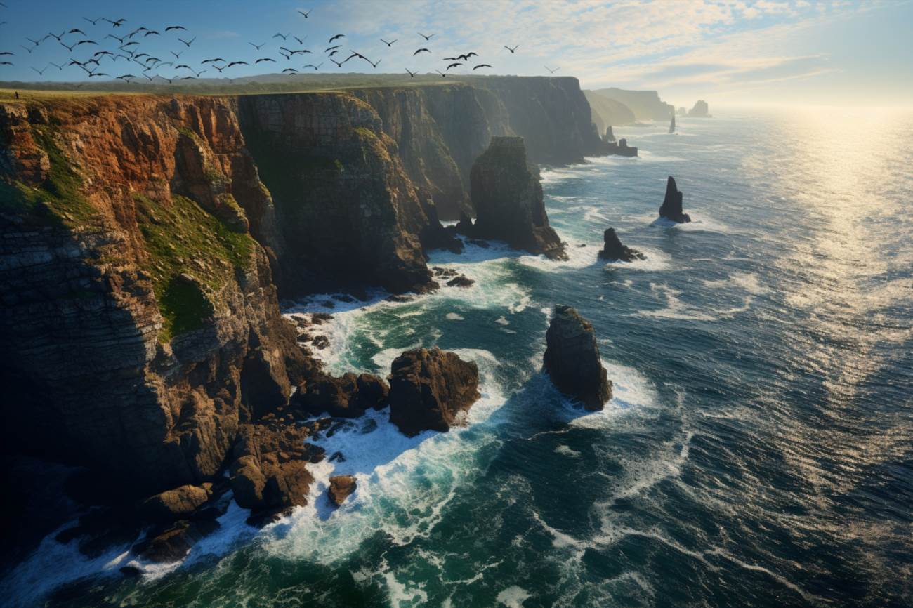 Klify portugalia: majestatyczne formacje skalne nad oceanem atlantyckim